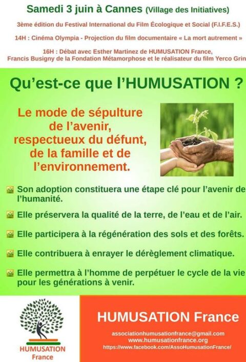 Le documentaire sur l’humusation sélectionné pour le Festival de Cannes ...